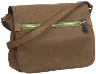 ESPRIT Esprit Tasche P15010, Damen Umhngetaschen, Beige (Light Teak Brown 214), 22x15x5 cm (B x H x T) Koffer, Ruckscke & Taschen