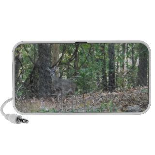 Deer on the Edge of the Woods Portable Speakers