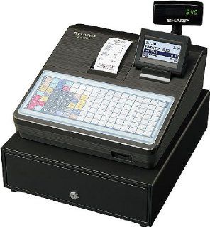 SHARP Elektronische Registrierkasse XE A217, schwarz Bürobedarf & Schreibwaren