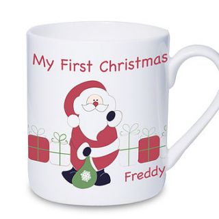 personalised father christmas mug by my 1st years