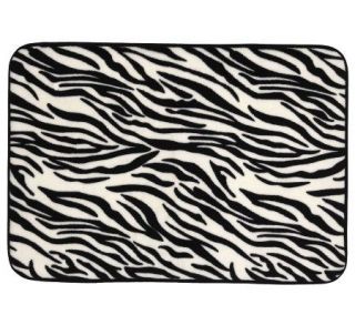Mohawk Home Memory Foam Zebra Print 20 x 32 Bath Rug —
