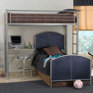 Hillsdale Universal Youth Twin over Twin L Shaped Bunk Bed with Built