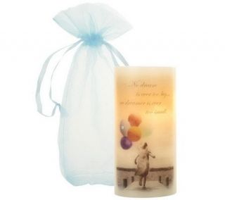 6 Candle Impressions Sentiments Flameless Candle w/ Bag —