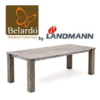 Belardo by Landmann Gartentisch aus Eukalyptusholz 220x100cm Garten Holztisch Garten