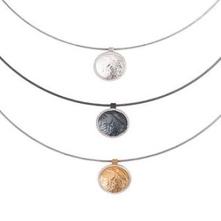 chaos pearl pendant/ necklace by anne morgan contemporary jewellery