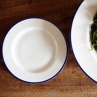 traditional blue and white plates by the original home store