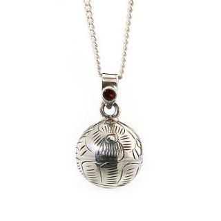 sterling silver orb chime necklace by charlotte's web