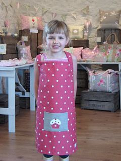 handmade children's aprons by ticketty boo