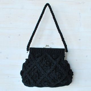 crochet bag by bags not war