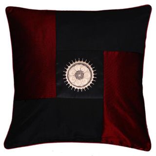 Decorative Red and Black Sunflower Cushion Cover Throw Pillows