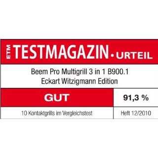 BEEM Germany D1000.240 Pro Multi Grill 3 in 1, Kontaktgrill   Edition Eckart Witzigmann   Testurteil GUT 01/2012 Küche & Haushalt