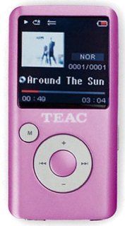Teac MP 211 Tragbarer  /Video Player 4 GB (3,8 cm (1,5 Zoll) Display, FM Radio, USB 2.0) pink Audio & HiFi