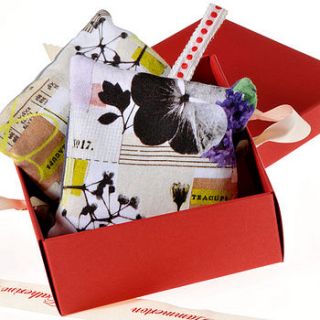 gift box of two lavender bags by catherine hammerton
