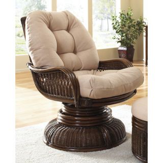 Legacy Swivel Rocking Chair with Cushion