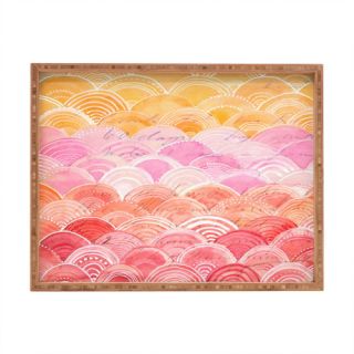 Cori Dantini Warm Spectrum Rainbow Rectangular Tray