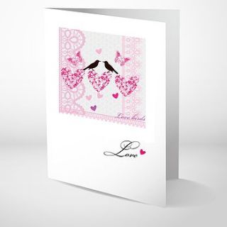 hearts greeting card by 2by2 creative