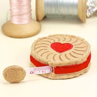 jammy dodger tape measure by lisa angel homeware and gifts