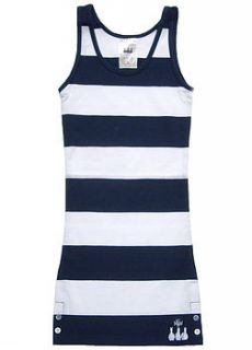 striped young ladies vest top by tom martin london
