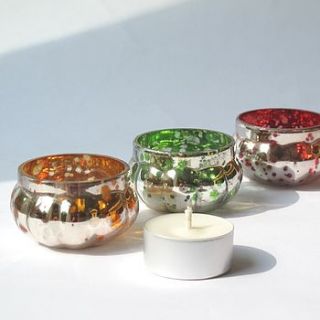 set of three floating tea light holders by aroma candles