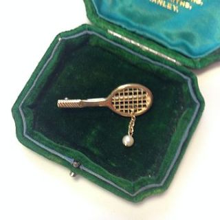 vintage tennis brooch by iamia