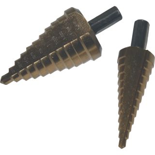 Ironton 2-Pc. Jumbo Step Drill Bit Set  Step Drill Bits