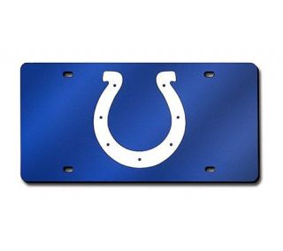 NFL Indianapolis Colts Team Laser Tag License Plate   Blue —