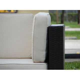 International Home Miami Montecarlo Sectional Sofa with Cushions