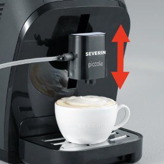 Severin KV 8055 Kaffeevollautomat Piccola Classica", schwarz matt / glnzend Küche & Haushalt
