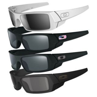 Oakley SI Gascan Flag Sunglasses   Matte Black Frame / Grey U.S. Flag Icon Lens 695761