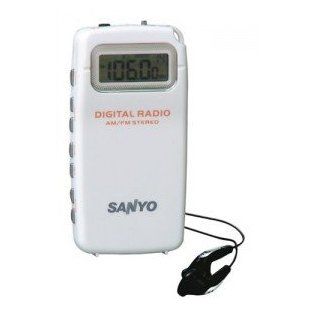 Sanyo RP LT2000DGB Digitales tragbares Mini Radio FM Elektronik