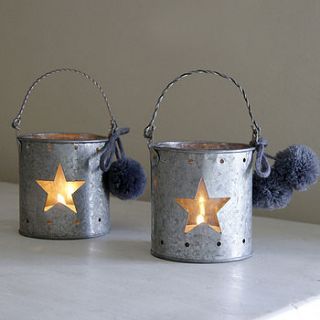 star tealight lantern by red lilly