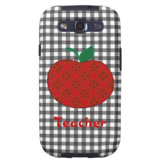 Stylish Teacher's Checkered Apple Samsung Galaxy S3 Cover