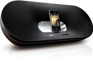 Philips DS9000/12 Fidelio Primo Docking Lautsprecher (fr iPad/iPhone/iPod, Umgebungssensor, Holzgehuse) Audio & HiFi