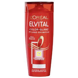 L'Oral Paris Elvital Color Glanz Pflege Shampoo, 3er Pack (3 x 250 ml) Drogerie & Körperpflege