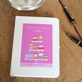 personalised cakes notebook by made by ellis