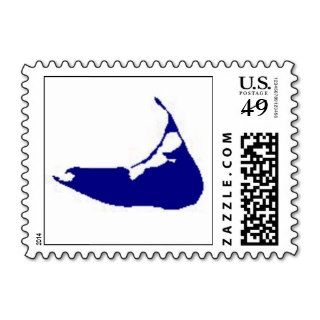 Nantucket map stamp