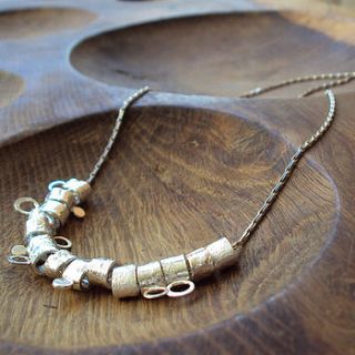 silver loop necklace by laura creer