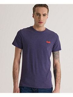 Superdry Embroidered t shirt Purple
