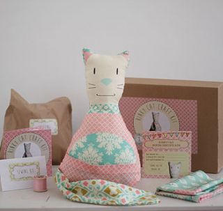 rinky cat beginners craft kit by lou brown designs