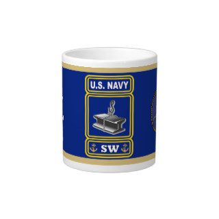 Navy Seabee Steelworker Logo Jumbo Mug