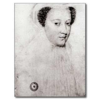 Mary, Queen of Scots  in white mourning, 1560 Postcard