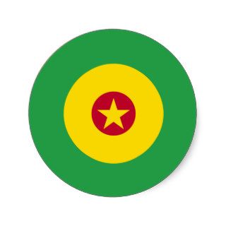 Cameroonian Mod Round Sticker