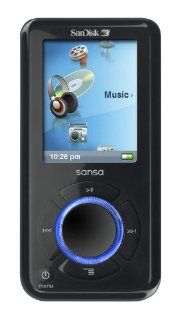 SanDisk Sansa e 260 Tragbarer  Player 4 GB (inkl. microSD Kartenslot, Videofunktion, Aufnahmefunktion) schwarz Audio & HiFi
