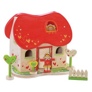 fairy tale dolls house and accessories by knot toys