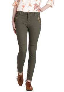 Take the Day Train Pants in Olive  Mod Retro Vintage Pants