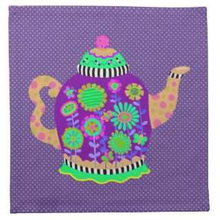 Teapot Printed Napkin