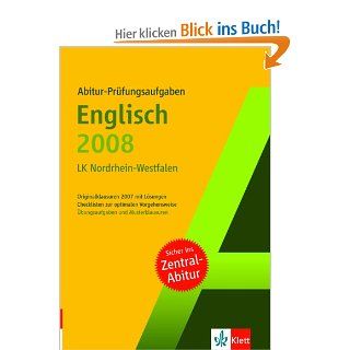 Abitur Prfungsaufgaben Englisch (LK) 2008   NRW Horst Mhlmann Bücher