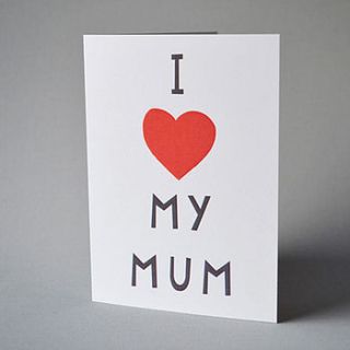 i love my mum card by lucy says i do