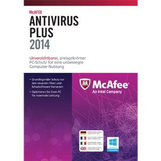 McAfee AntiVirus Plus 2014   1 PC  Software