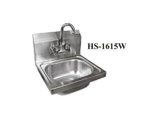 ACE Wall Mount Stainless Steel Hand Sinks With 3 1/2" Spout
